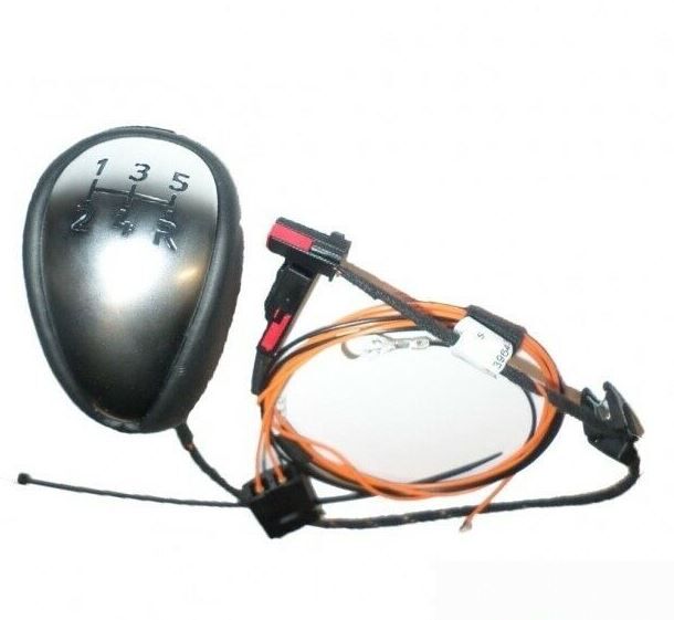 NEW GENUINE FORD FIESTA 08-12 BLACK LEATHER ILLUMINATED GEAR LEVER KNOB 1580939 - Image 4