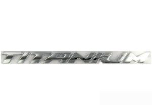 NEW GENUINE FORD B-MAX 12- KUGA 12- REAR TAILGATE CHROME TITANIUM BADGE EMBLEM 5190503