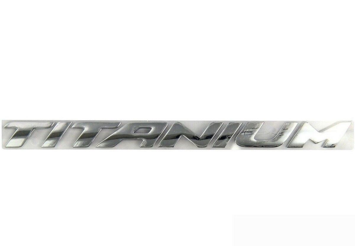 NEW GENUINE FORD B-MAX 12- KUGA 12- REAR TAILGATE CHROME TITANIUM BADGE EMBLEM 5190503