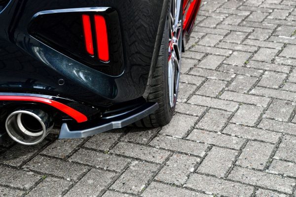 Black Gloss Performance Rear Bumper Side Flaps / Splitters For  Kia Ceed GT/CD Facelift 2021+ - Image 2