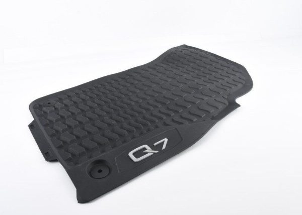 NEW GENUINE AUDI Q7 16- FRONT BLACK RUBBER ALL WEATHER FLOOR MATS LHD 4M1061221C041 - Image 5