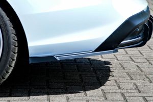 Black GLOSS Performance Rear Bumper Side Flaps / Splitters For Hyundai I30 N-Line Estate Facelift 2021+