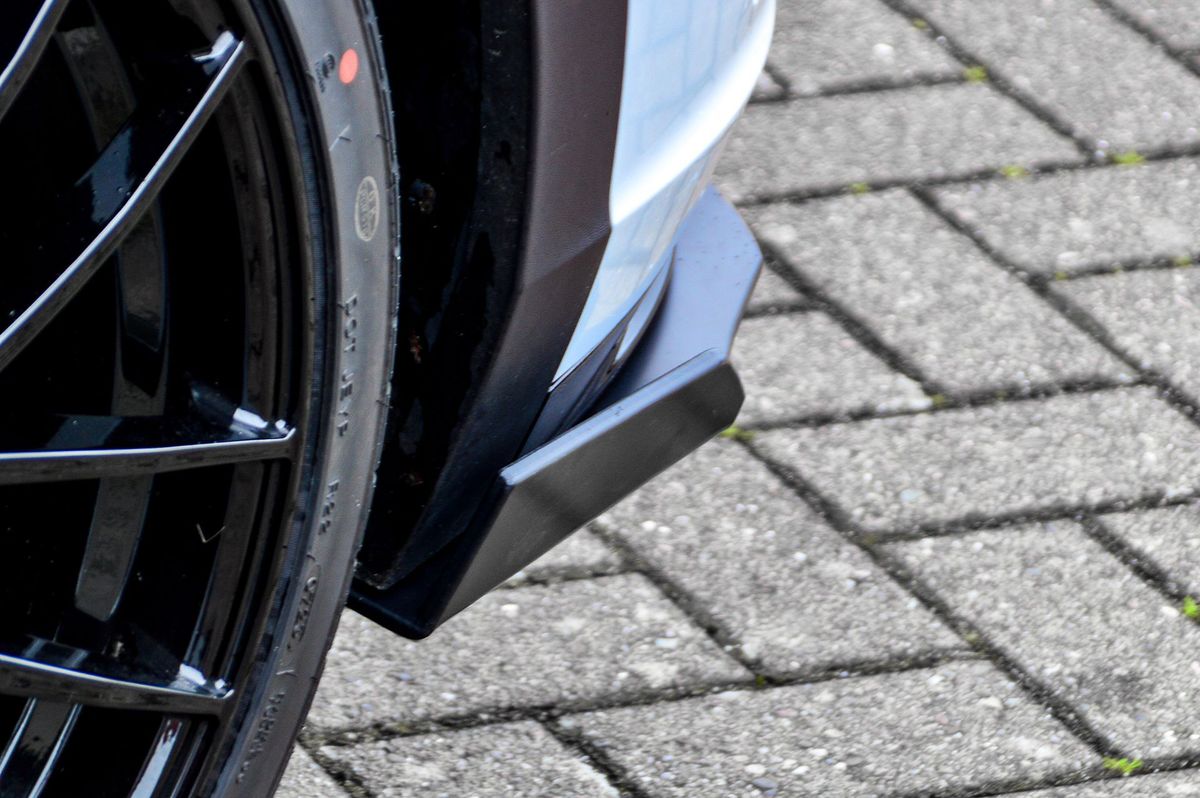 Black GLOSS Performance Rear Bumper Side Flaps / Splitters For VW T-ROC R 19-21 - Image 3