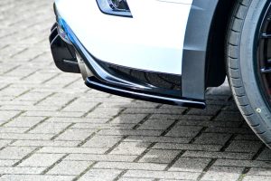 Black Gloss Performance Rear Bumper Side Flaps / Splitters For VW T-ROC R 19-21