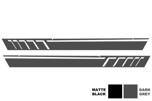 Side Decals Sticker Vinyl Dark Grey suitable for MERCEDES G-class W463 (1989-2017) - Image 3
