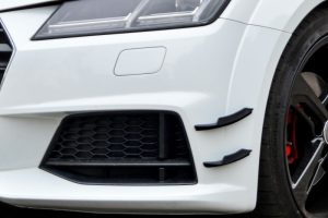 Front Bumper Side Flaps/ Fins/ Blades For Audi TT S-Line + TTS 8S 14-18