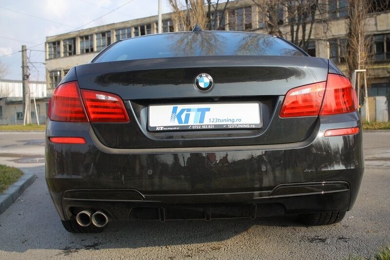 Air Diffuser and Front Bumper Spoiler Lip Package suitable for BMW F10 F11 5 Series (2011-2017) M-Performance Design - Image 12