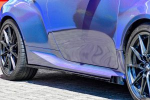 Performance Side skirts addons / Blades / diffusers / sill covers with Wing For Toyota Yaris GR 20-24
