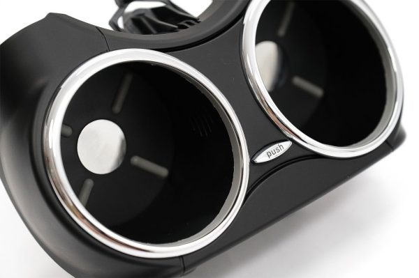 Front Dual Cup Holder suitable for Mercedes Benz CLS C219 W219 (2003-2010) Black - Image 7