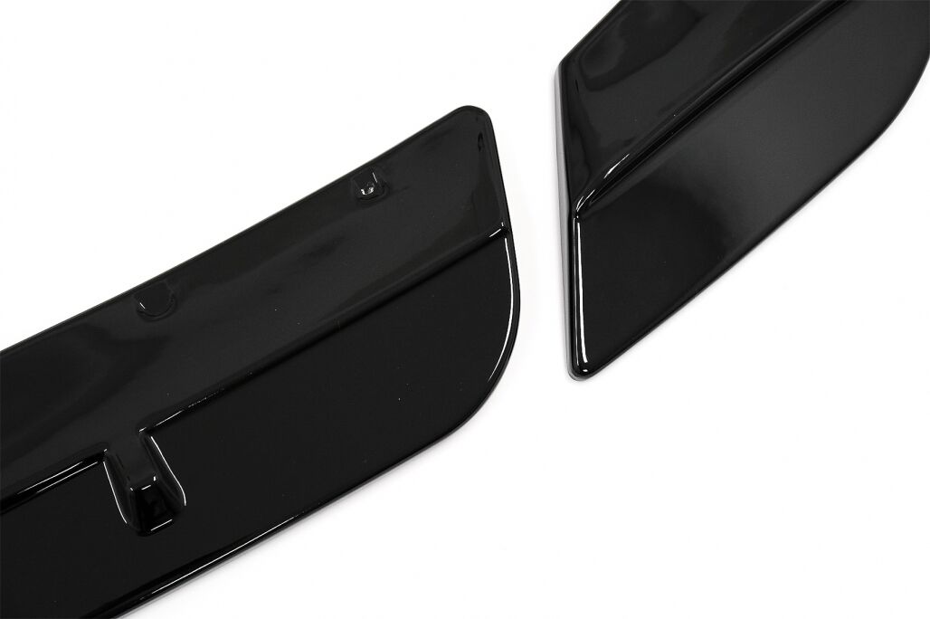 Front Bumper Spoiler Lip suitable for BMW X4 G02 (2018-Up) Piano Black - Image 3