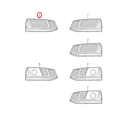 NEW GENUINE AUDI B9 S4 16-18 FRONT BUMPER LOWER AIR GUIDE GRILL LEFT N/S 8W0807681KRU6 - Image 2