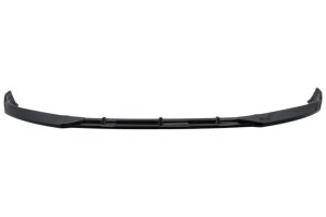 Front Bumper Add-On Spoiler Lip suitable for Tesla Model S (2016-2020) 5-doors Liftback Sedan Piano Black
