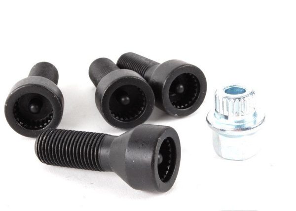 BMW NEW GENUINE 7 X3 SERIES E65 E66 E83 WHEEL LOCK SET 4 PCS 36136786426
