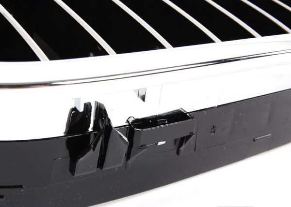 FORNEW GENUINE BMW 3 SERIES E46 FRONT BUMPER KIDNEY GRILLE LEFT CHROME - Image 3