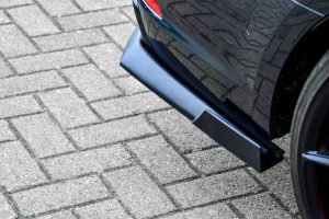 Black GLOSS Performance Rear Bumper Side Flaps / Splitters For  Audi S4 B9 15-19