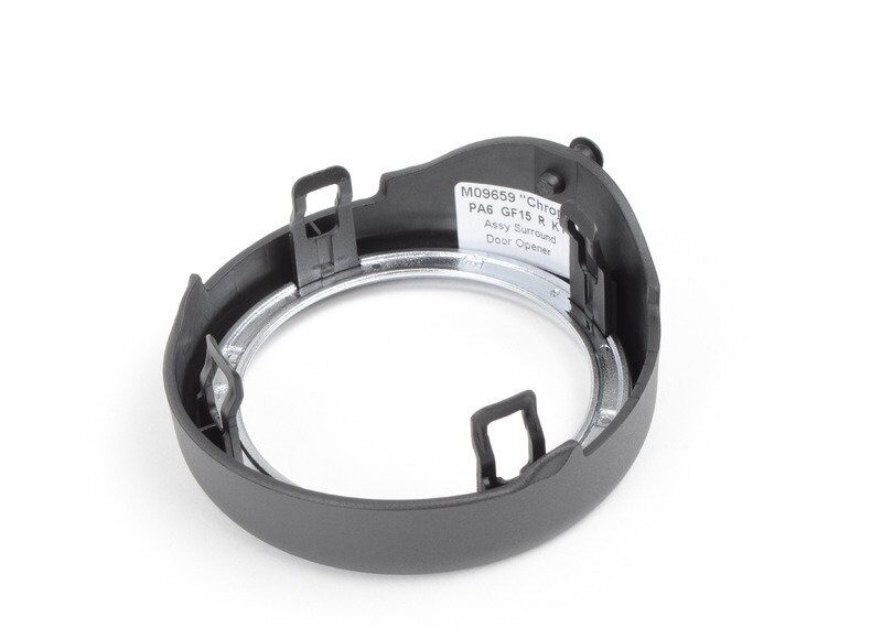 MINI NEW OEM R55 R56 R57 R58 R59 COVER FOR DOOR OPENER CHROME RIGHT O/S 51412753340 - Image 4