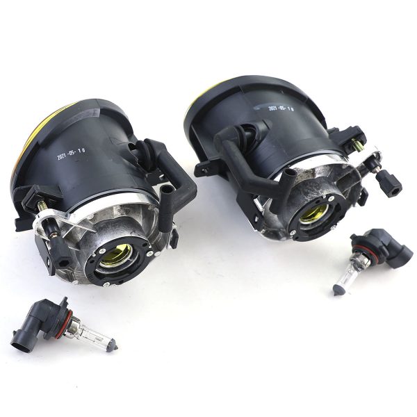 Yellow Fog lights set with covers and BULBS For BMW E46 M-Spor/ M3 Front bumper - Image 2