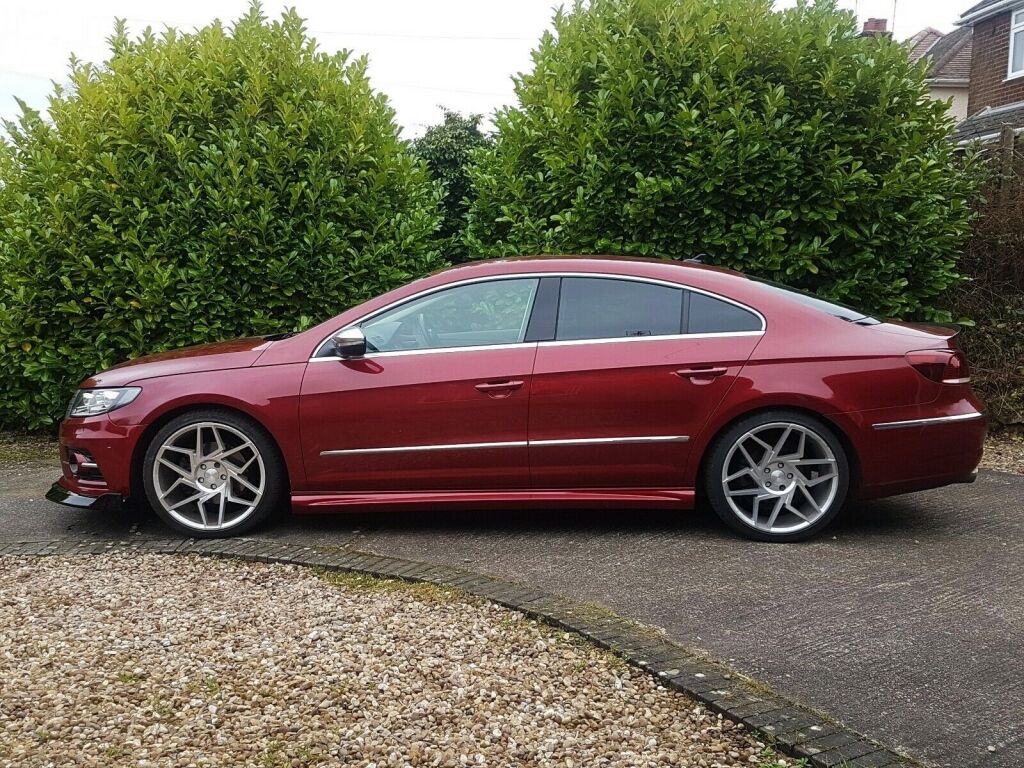 Front Bumper Lip Extension Spoiler suitable for VW Passat CC Facelift (2012-2016) R-Line Design - Image 11