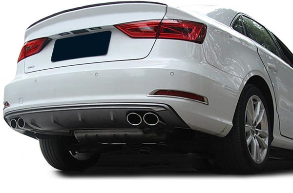 S3 conversion kit rear bumper diffuser + exhaust tips for Audi A3 8V 2012-2016 Saloon/ Cabrio - Image 2