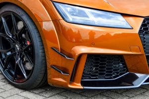 Front Bumper Side Flaps/ Fins/ Blades For Audi TT RS 8S pre-facelift 16-18