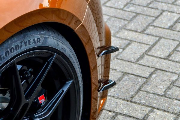 Front Bumper Side Flaps/ Fins/ Blades For Audi TT RS 8S pre-facelift 16-18 - Image 2