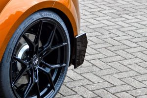 Black Gloss Performance Rear Bumper Side Flaps / Splitters For Audi TT S-Line /TTS/TTRS 8S 14-18