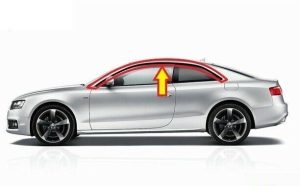 NEW GENUINE AUDI A5 COUPE 10-17 ROOF MOLDING TRIM LEFT N/S BLACK 8T0853703H1P9