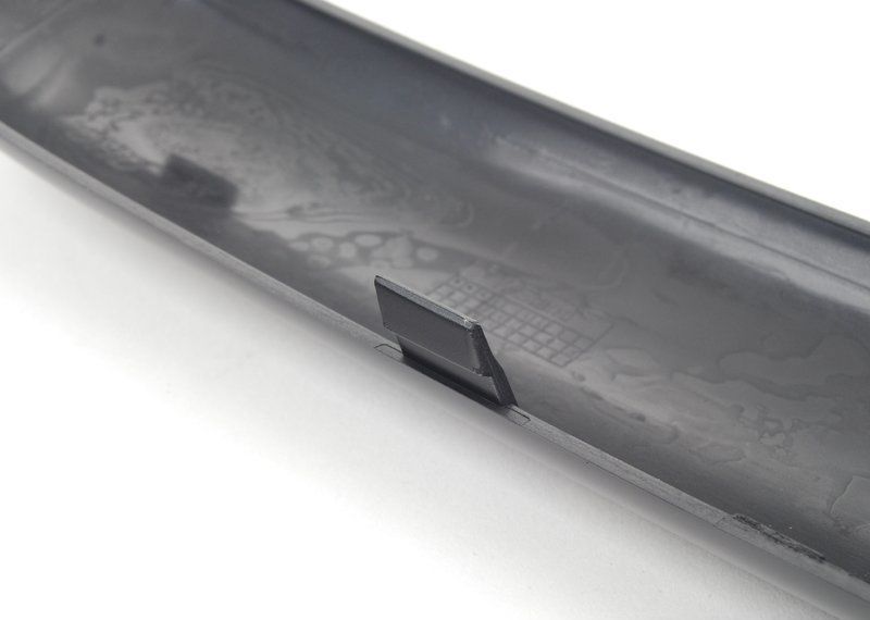 MINI NEW GENUINE COOPER R50 01-04 FRONT BUMPER N/S LEFT BLACK TRIM MOLDING 51117112151 - Image 4