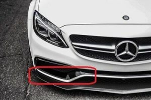 NEW GENUINE MERCEDES BENZ MB C63 W205 AMG FRONT BUMPER CHROME TRIM RIGHT O/S A2058852074