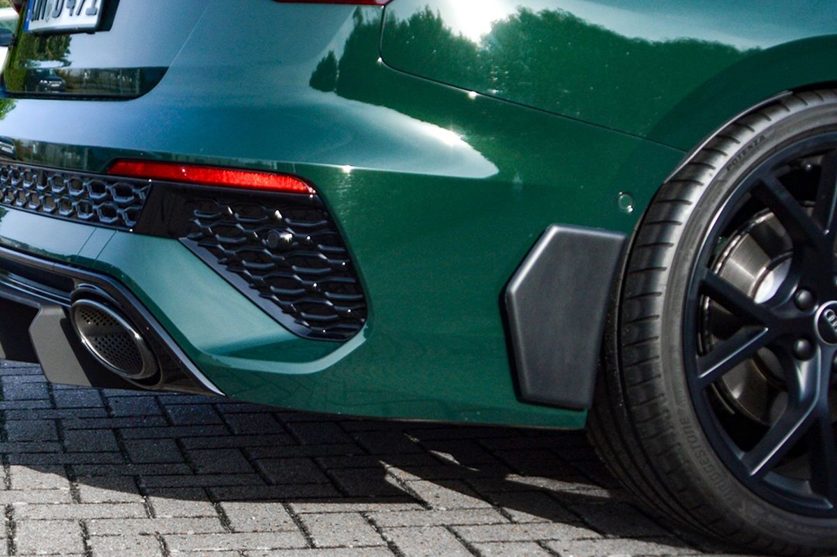 Black Gloss Performance Rear Bumper Side Flaps / Splitters For Audi RS3 8Y Sedan 2020+ - Image 3