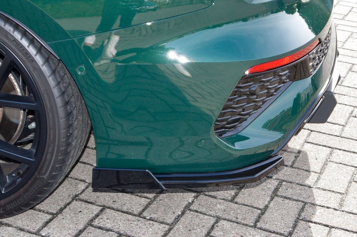 Black Gloss Performance Rear Bumper Side Flaps / Splitters For Audi RS3 8Y Sedan 2020+ - Image 3