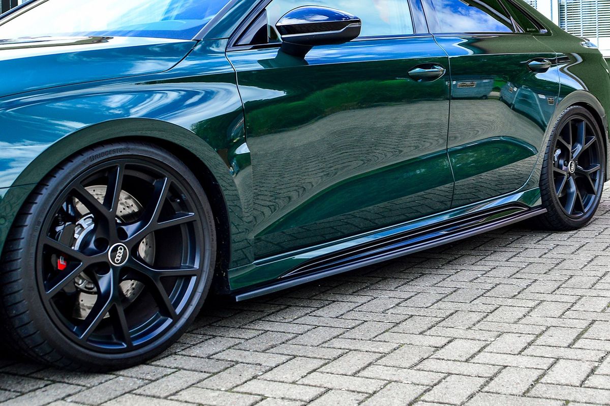 Performance Side skirts addons / Blades / diffusers / sill covers For Audi RS3 8Y 2020+