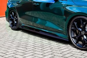 Performance Side skirts addons / Blades / diffusers / sill covers with Wing For Audi RS3 8Y 2020+