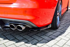 Performance Rear Bumper Side Flaps / Splitters For Audi S4 B8 11-15