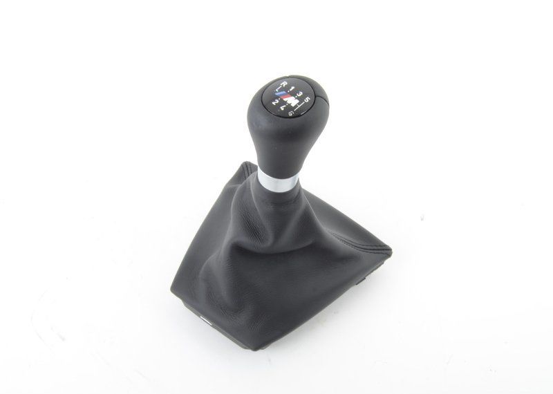 BMW NEW GENUINE F10 F11 M SPORT LEATHER GEAR KNOB WITH BOOT 6 SPEED LHD 25112284056