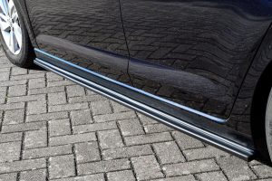 Performance Side skirts addons / Blades / diffusers / sill covers For VW Polo 6 2G 17-21