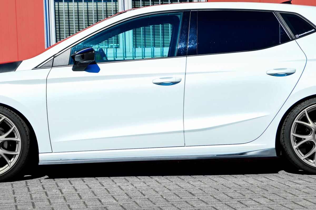 Performance Side skirts addons / Blades / diffusers / sill covers with Wing V2 For Seat Ibiza 6F KJ 17-21 - Image 2