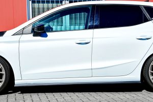 Black Gloss Performance Side skirts addons / Blades / diffusers / sill covers For Seat Ibiza 6F KJ 17-21
