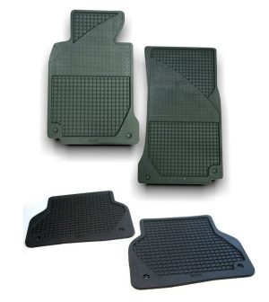 NEW GENUINE BMW 5 SERIES E39 ALL WEATHER RUBBER FLOOR MATS LHD FRONT + REAR