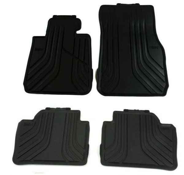 NEW GENUINE BMW 3 SER F30 F31 F34 F80 M3 ALL WEATHER RUBBER FLOOR MATS LHD SET