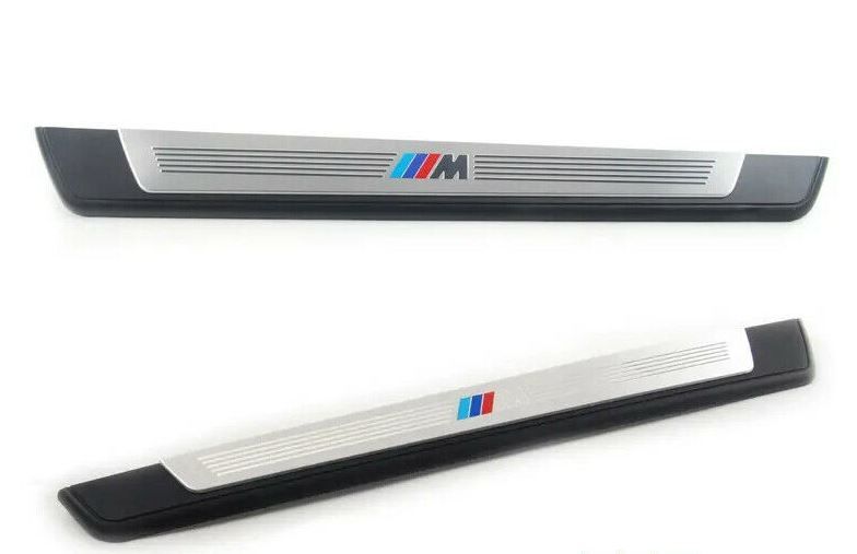 NEW GENUINE BMW Z4 E89 M PERFORMANCE DOOR ENTRANCE SILL TRIM PAIR SET N/S + O/S