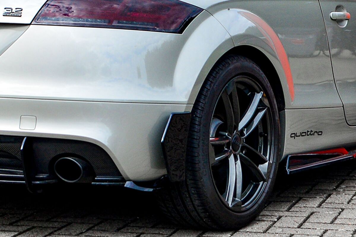 Performance Rear Bumper Side Flaps / Splitters For Audi TT with S-Line 8J 06-14