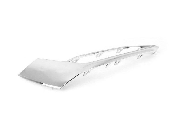 NEW GENUINE BMW 5 SERIES G30 G31 FRONT BUMPER LUXURY LINE CHROME TRIM LEFT N/S 51117385283 - Image 2