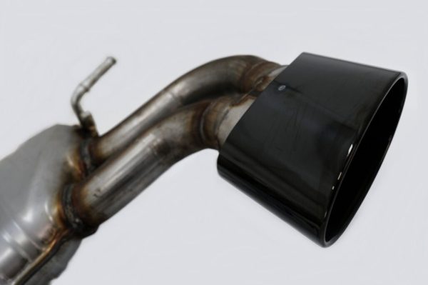 Complete Exhaust System suitable for Audi A3 8V Hatchback / Sportback / Coupe (2012-2019) RS3 Design Piano Black Tips - Image 5