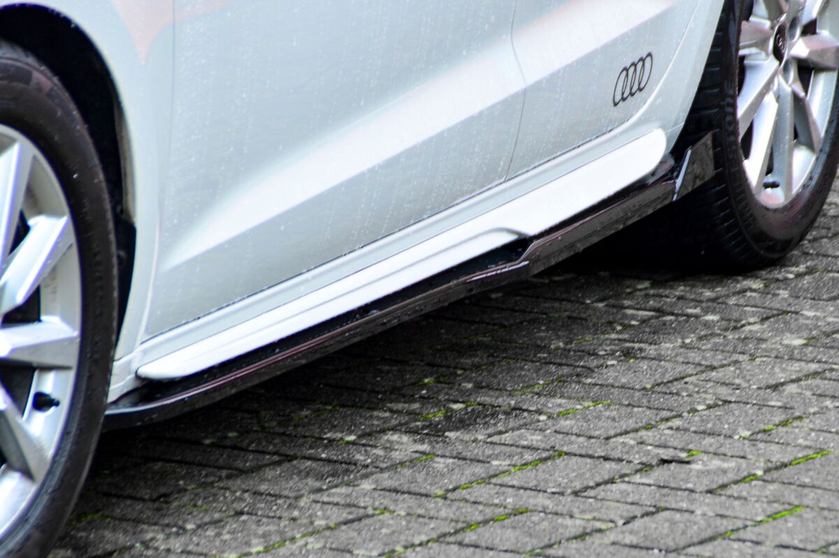 Performance Side skirts addons / Blades / diffusers / sill covers with Wing For Audi A1 GB 18-22 - Image 2