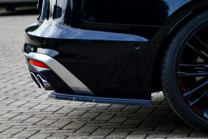 Black Gloss Performance Rear Bumper Side Flaps / Splitters For Audi S4 B9 19-24