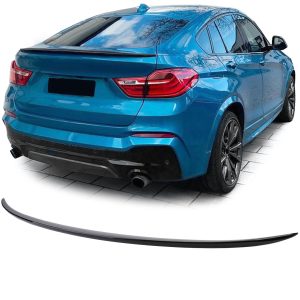 M Sport Black Gloss rear Trunk Lid spoiler for BMW X4 F26 14-18