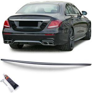 ANG E53 Look Trunk Lid spoiler For Mercedes W213 - Black Gloss