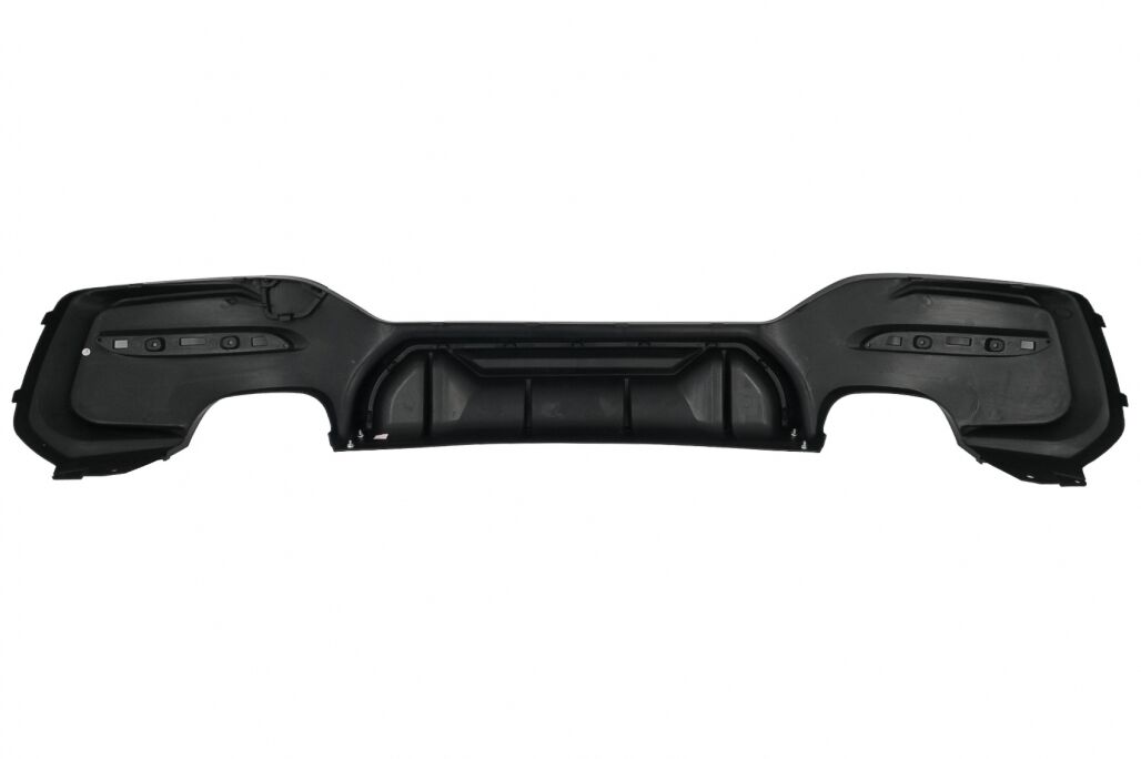 Rear Bumper Spoiler Valance Diffuser Twin Double Outlet suitable for BMW 1 Series F20 F21 LCI (2015-2019) Piano Black Competition Design - Image 7