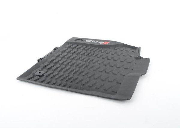 NEW GENUINE AUDI SQ5 2017- FRONT BLACK RUBBER ALL WEATHER FLOOR MATS LHD 80B061221A041 - Image 4